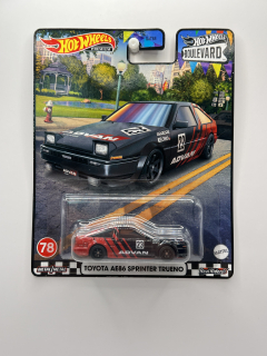 Hot Wheels Premium Toyota AE86 Sprinter Trueno Boulevard 78