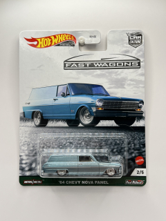 Hot Wheels Premium '64 Chevy Nova Panel Fast Wagons 2/5