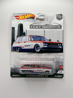 Hot Wheels Premium '69 Nissan Skyline Van Fast Wagons 1/5