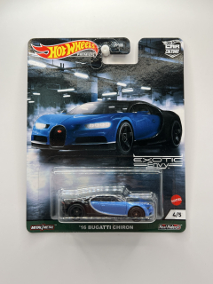 Hot Wheels Premium '16 Bugatti Chiron Exotic Envy 4/5