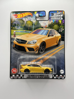 Hot Wheels Premium '12 Mercedes-Benz C63 AMG Coupe Black Series Boulevard  76