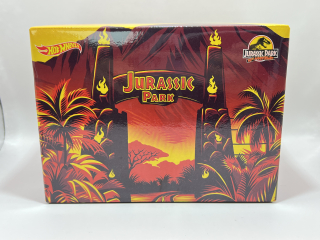 Hot Wheels RLC Jurassic Park Jeep Wrangler & DR. IAN MALCOLM  30Th Aniversarry