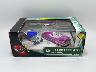Hot Wheels 100% Woodward Ave '53 Cadillac, ‘32 Ford Pickup