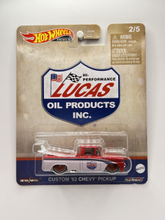 Hot Wheels Premium Custom '62 Chevy Pickup Lucas Oil 2/5