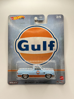 Hot Wheels Premium '83 Chevy Silverado Gulf 2/5