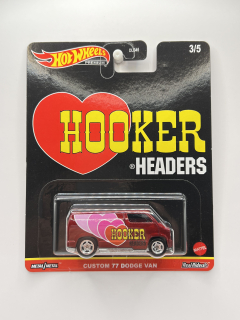 Hot Wheels Premium Custom 77 Dodge Van Hooker Headers 3/5